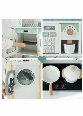 Cocina Infantil Madera incluimos mucha comida.