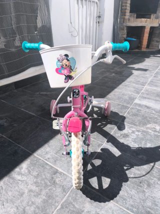 Bicicleta infantil Minnie 12 pulgadas