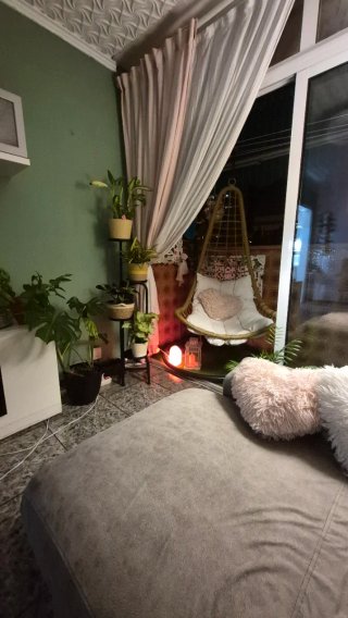 Estante para plantas negro