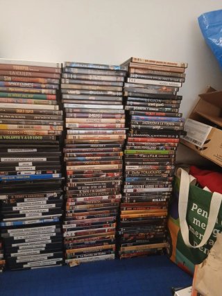 DVDs variados a 1,25€ cada uno