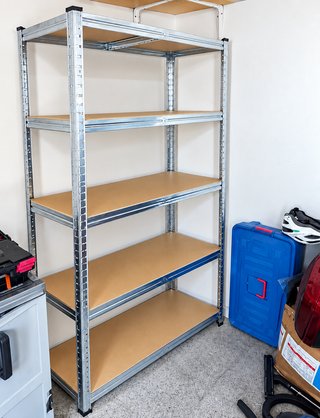 2 Estanterías metálicas 5 baldas