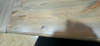 Mesa comedor extensible madera 180/270x85