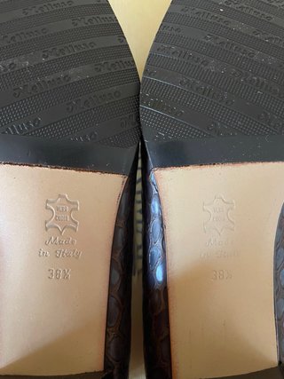 Scarpe Melluso donna tacco pitone marroni