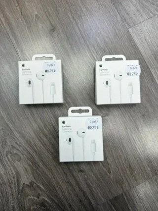 Lote 3x EarPods Lightning Connector originales Ap