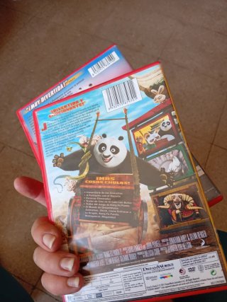 DVD Kung Fu Panda 1 y 2