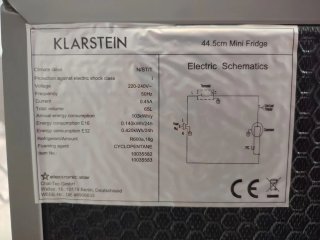 Frigorífico Klarstein para camping