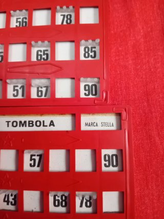 Tombola vintage anni 70 Marca Stella
