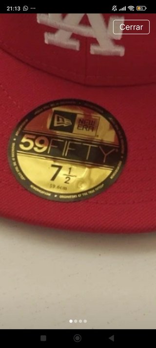 Gorra New Era LA Roja