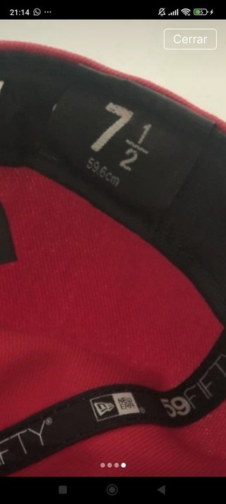 Gorra New Era LA Roja