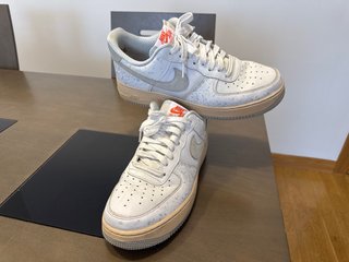 Nike Air Force 1 Gris/Blanco