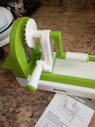 Espiralizador DEKO Verde y Blanco