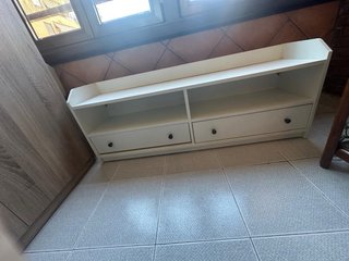 Mueble TV blanco con cajones NUEVO