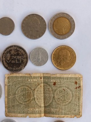 LOTTO COLLEZIONE 17 VECCHIE LIRE ITALIANE