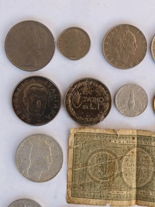 LOTTO COLLEZIONE 17 VECCHIE LIRE ITALIANE