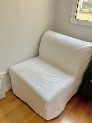 2 Sillones Cama IKEA LYCKSELE Blanco