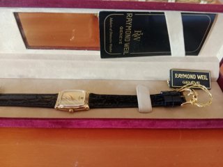 Reloj Raymond Weil Chapado Oro 18K Vintage