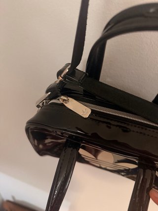 Bolso bandolera Adidas negro charol