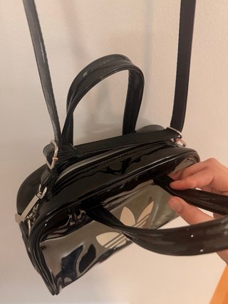 Bolso bandolera Adidas negro charol