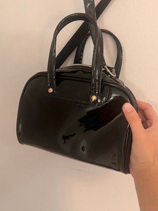 Bolso bandolera Adidas negro charol