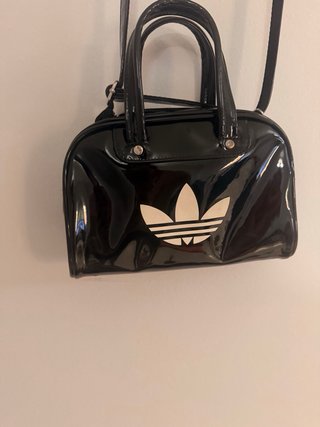 Bolso bandolera Adidas negro charol