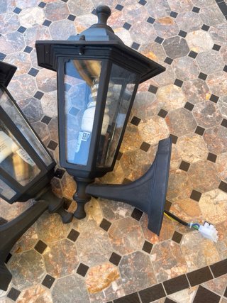 Faroles de forja vintage (2 unidades)