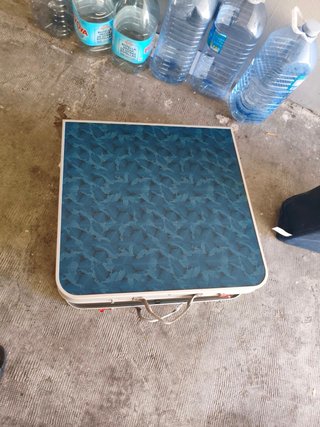 Mesa plegable camping + 4 sillas