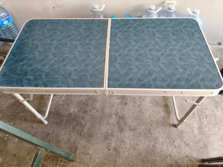 Mesa plegable camping + 4 sillas