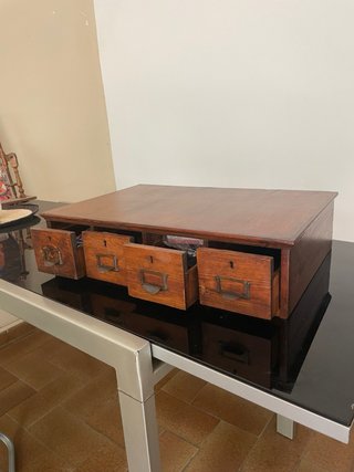 Cajonera Vintage Madera Maciza (2 Unidades)