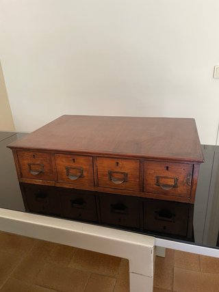 Cajonera Vintage Madera Maciza (2 Unidades)