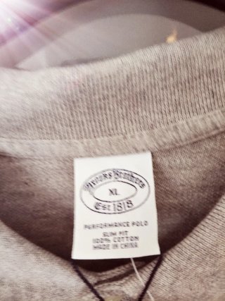 Brooks Brothers Polo Uomo Grigio XL