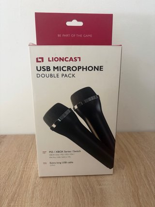 LIONCAST USB Micrófonos Doble Pack