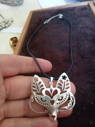 Collana girocollo con perle e cristalli