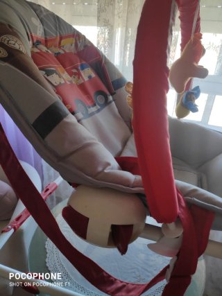 Hamaca para bebé con arco de juegos