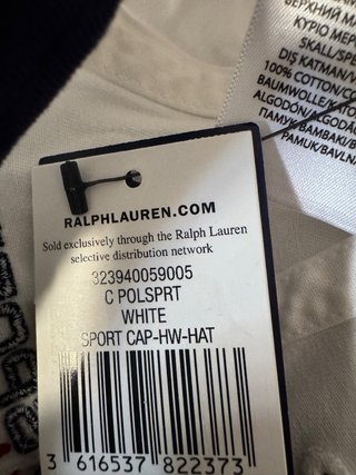 Gorra Polo Sport Ralph Lauren Blanca
