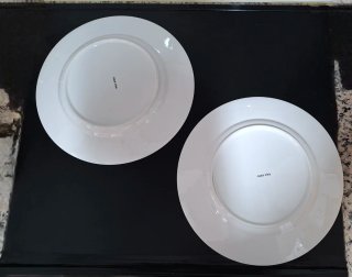 4 Fuentes de Porcelana (2 redondas, 2 oval)