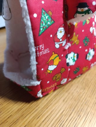Caseta para roedores con diseño navideño