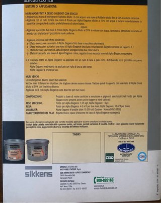Mazzetta Colore Sikkens Alpha Elegance