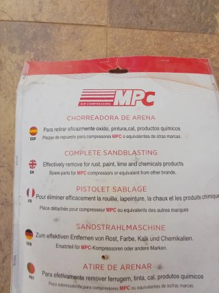 Chorreadora de Arena MPC