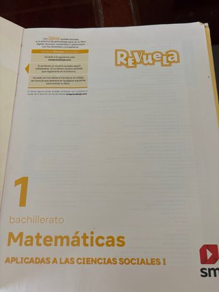 Matemáticas aplicadas a las Ciencias Sociales 1...