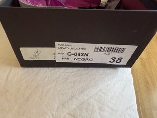 Pura Lopez Zapatos Ceremonia Piel Talla 38