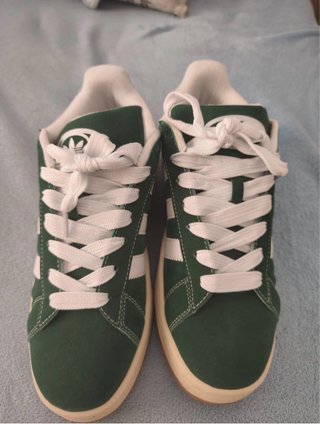 Zapatillas Adidas Hombre Verdes y Blancas