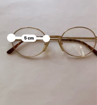 Occhiali da vista Gucci oro e marrone