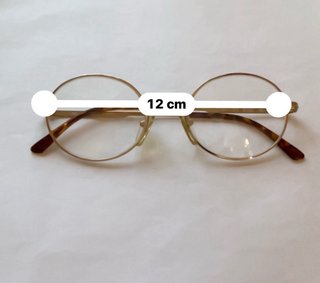 Occhiali da vista Gucci oro e marrone