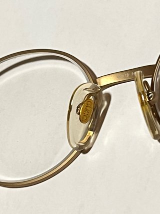 Occhiali da vista Gucci oro e marrone