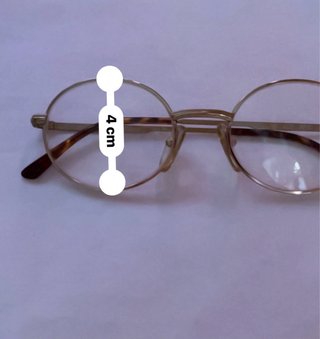 Occhiali da vista Gucci oro e marrone