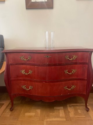 Juego camas de madera,, 2 mesillas y comoda