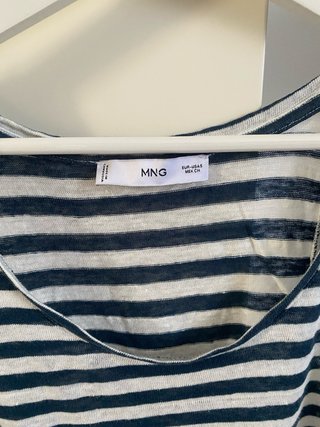 Camiseta tirantes Mango rayas S