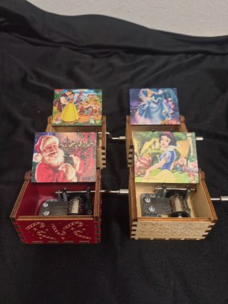 Cajitas Musicales Navideñas Madera