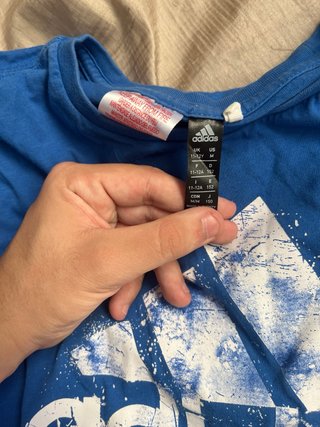 Camiseta Adidas Algodón Azul