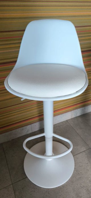 Taburete Sklum Nórdico Blanco